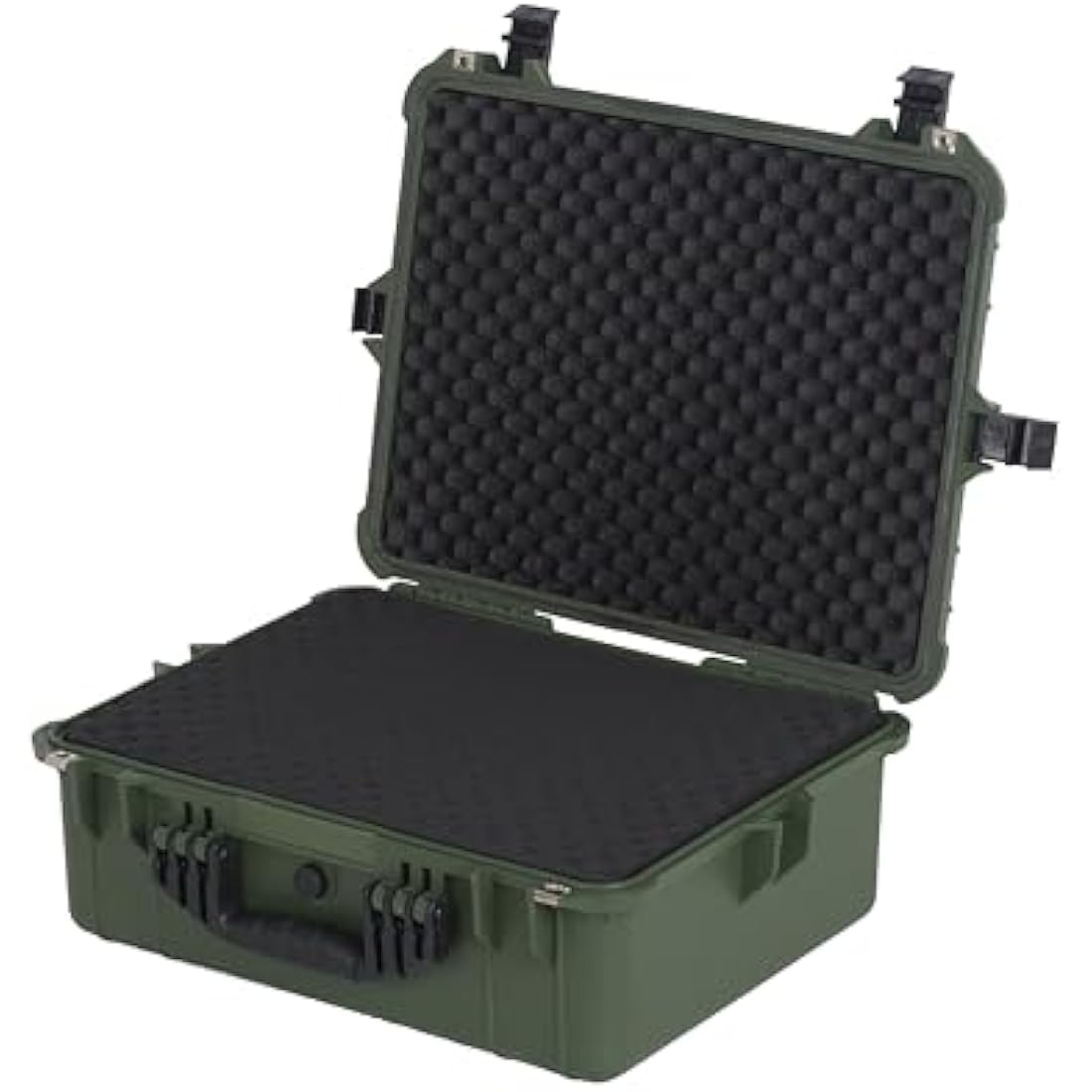 MEIJIA Waterproof Hard Camera Case with Custom Foam - Green (20.62")