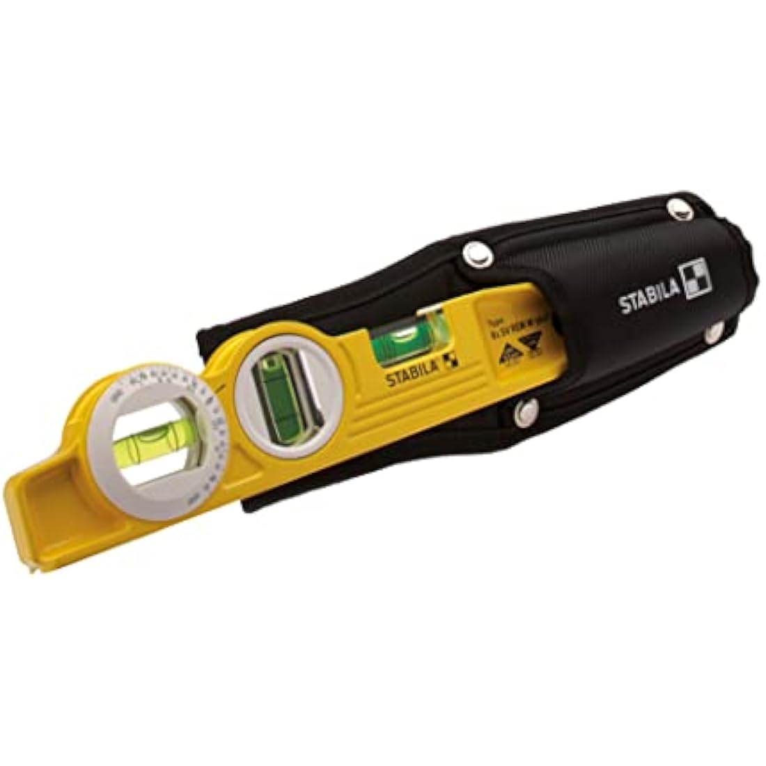 Stabila 81 SV REM W360 Torpedo Spirit Level with Bag - 25cm Yellow