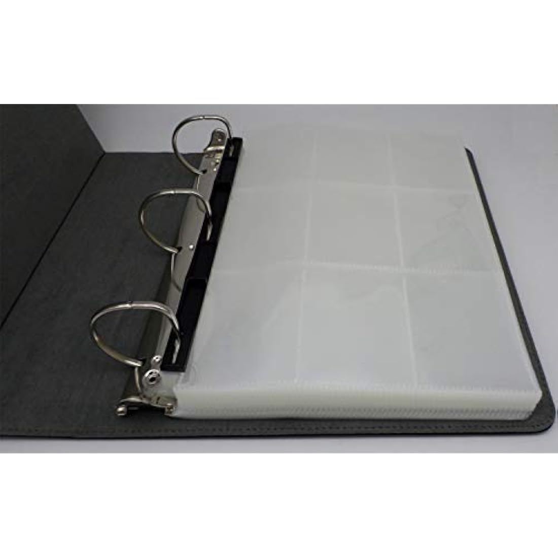 docsmagic.de 3-Ring Premium Album Black with 100 9-Pocket Pages