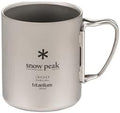Snow Peak Titanium Double-Wall Insulated Camping Mug – 15.2 fl oz