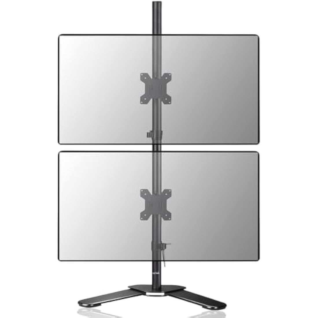 Suptek Dual Monitor Stand – 80cm Tall Vertical Mount for 13-27" Screens