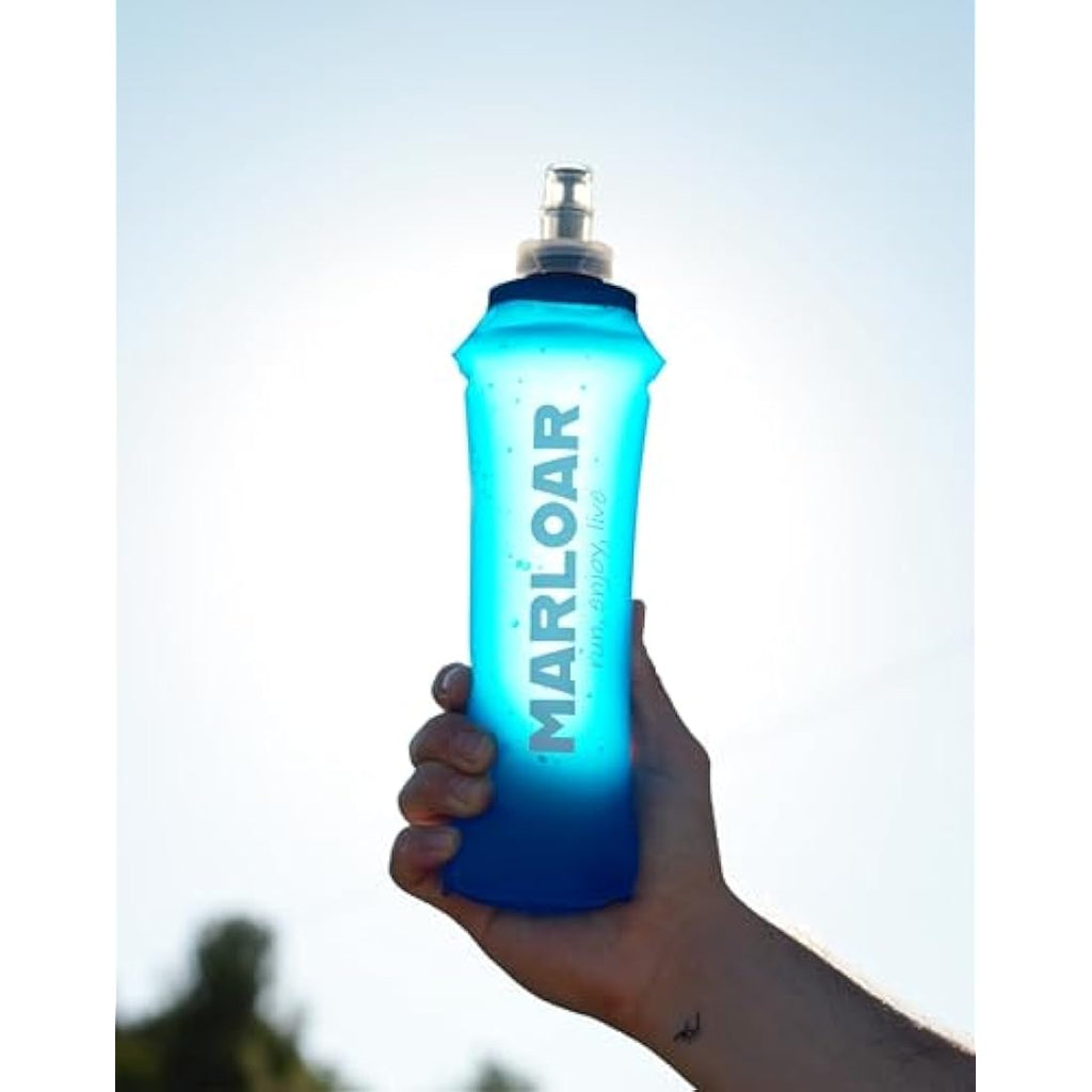 MARLOAR Soft Flask 500ml – Collapsible Running Water Bottle, 2 Pack