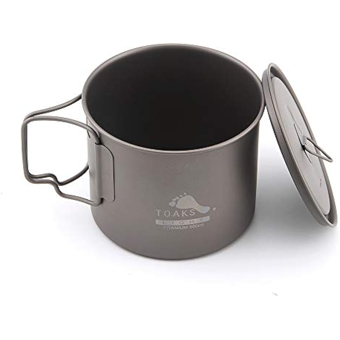 TOAKS Titanium 550ml Ultralight Camping Pot with Lid – Outdoor Cookware