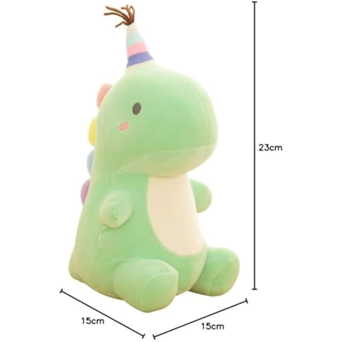 Cartoon Dinosaur Plush Toy – Soft Stuffed Animal Pillow, Green