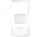 Wessper 3L Glass Water Filter Jug | Borosilicate Glass – White