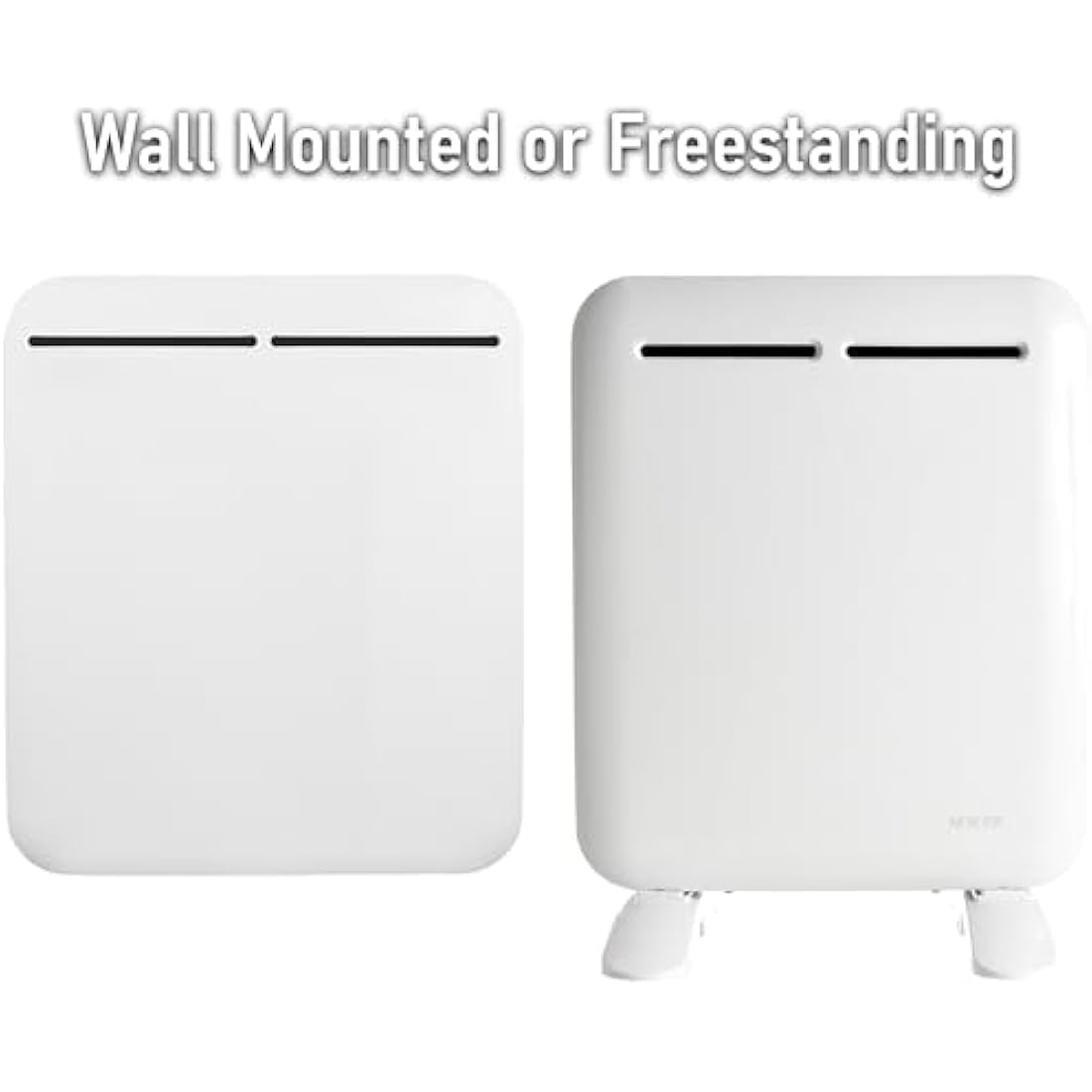 MYLEK Electric Panel Space Heater | 500W Wall Mounted Radiator - White