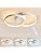 FANLG Modern LED Ceiling Light – 28W Dimmable Double Ring Chandelier