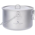 Boundless Voyage 1300ml Titanium Pot | Ultralight Camping Mug with Lid