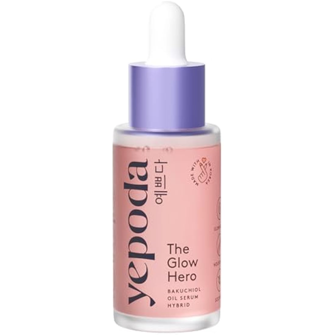 Yepoda The Glow Hero – Bakuchiol Oil Serum Hybrid for Glass Skin, 30ml
