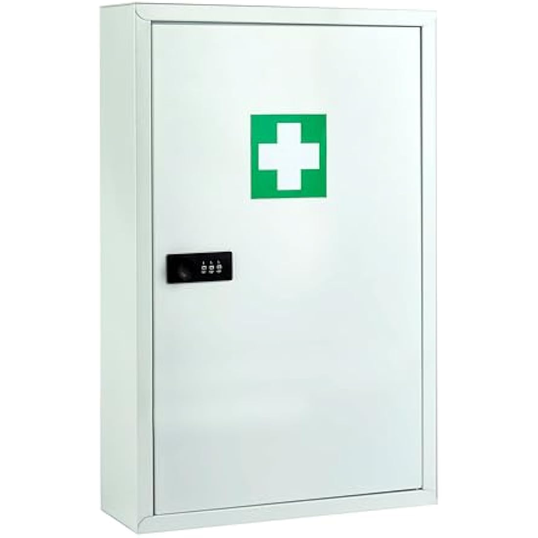 Safes UK Medical Cabinet – Wall-Mounted Metal Box with Combination Lock