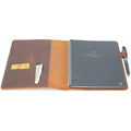 Genuine Leather Rocketbook Cover - A5 Notebook Folio, Brown