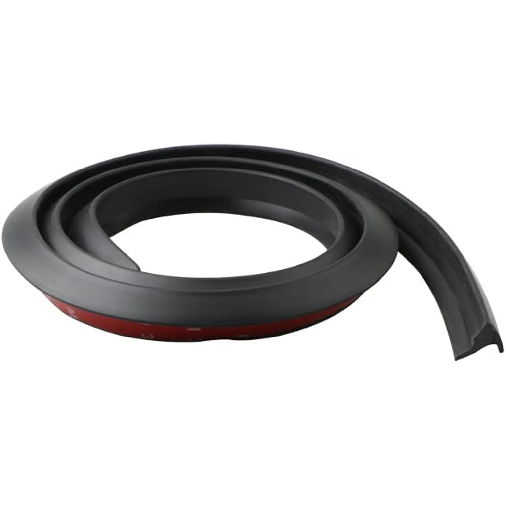 MACHSWON Universal Car Fender Flares – 1.5m Black Rubber Wheel Molding