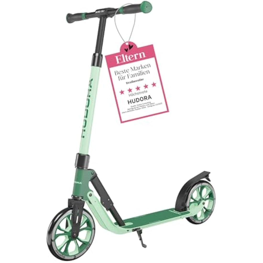 HUDORA BigWheel 205 Advanced Scooter – Foldable Aluminium Kick Scooter