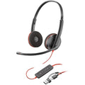 Poly Blackwire 3220 Wired Stereo Headset | USB-C & USB-A | Noise-Canceling