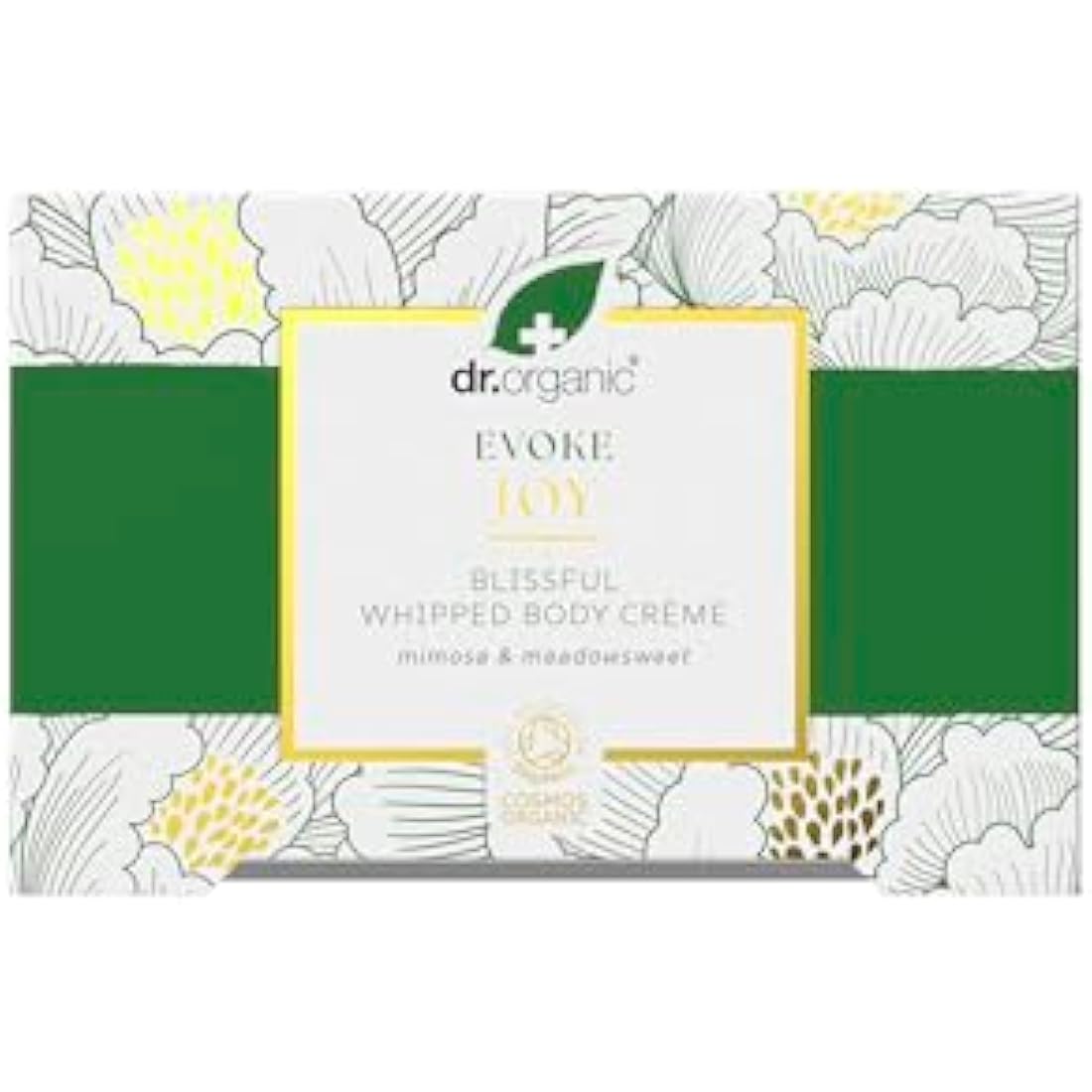 Dr Organic Evoke Joy Whipped Body Crème – Mimosa & Meadowsweet 200ml