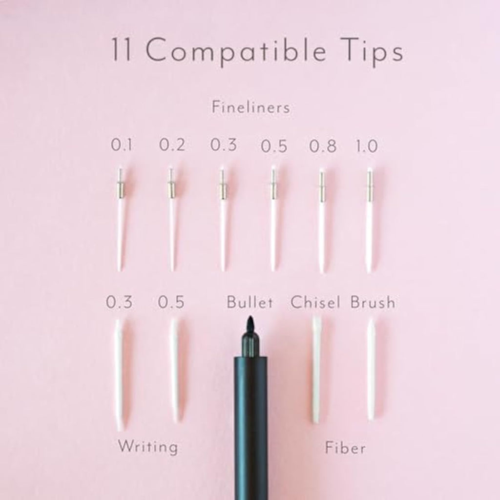 Tom's Studio Lumos Pro Duo Tip Refillable Fineliner & Brush Pen - Sage