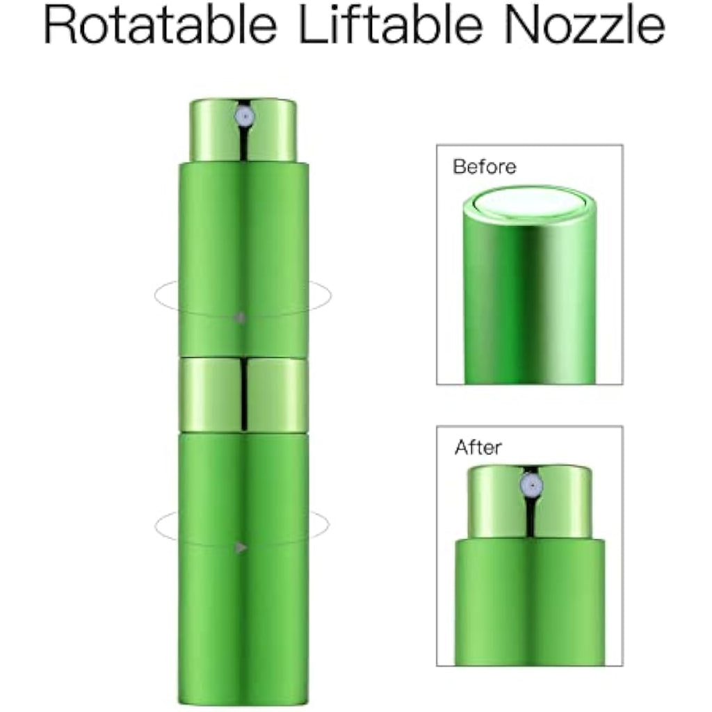 Toureal 8ml Refillable Perfume Atomiser – Leakproof Travel Spray Bottle
