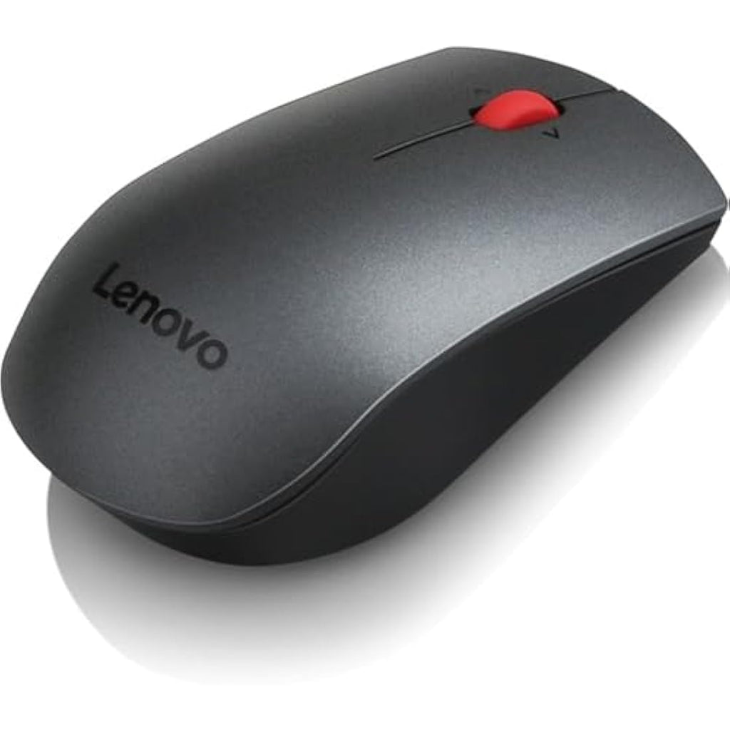 Lenovo Professional Wireless Laser Mouse | 1600 DPI - Grey & Red