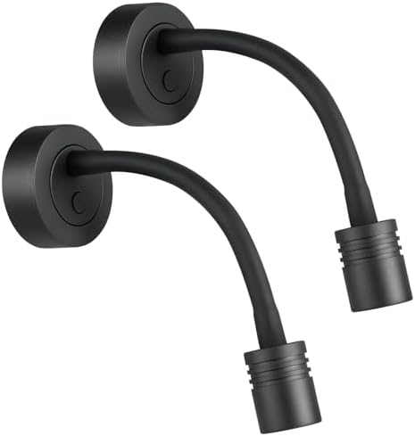 12V LED Reading Light – Dimmable Gooseneck Lamp with USB Port