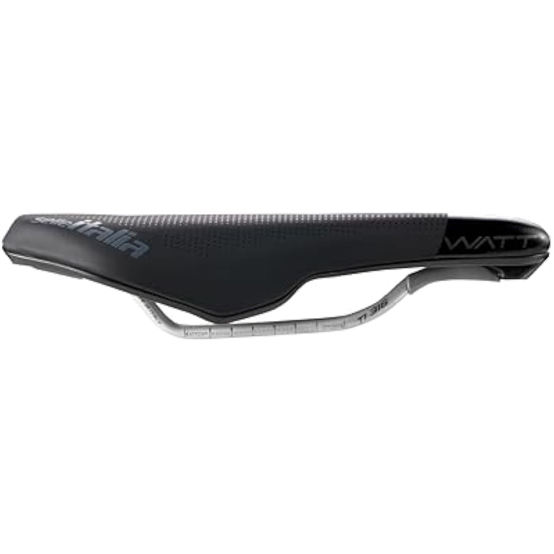 Selle Italia WATT Gel Superflow Triathlon Saddle – TI 316, Black
