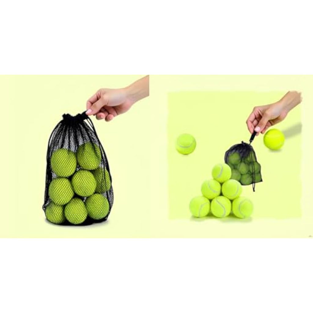 Pressureless Tennis Balls with Mesh Bag - 12 & 24 Pack