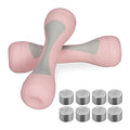 Relaxdays Adjustable Dumbbells Set of 2 | 1-2kg Rubberised Weights