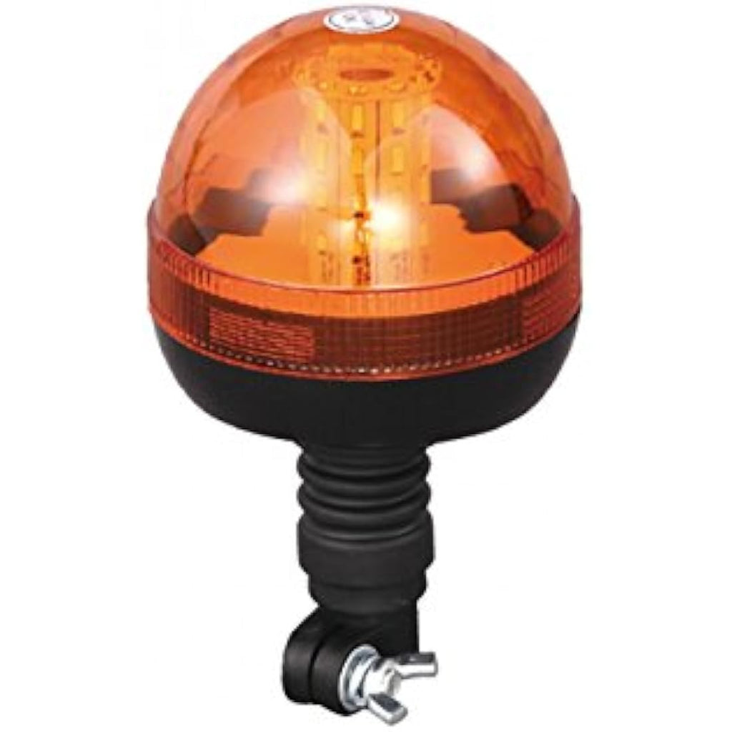 Maypole LED Amber Flashing Warning Beacon – Flexi DIN Pole 12/24V