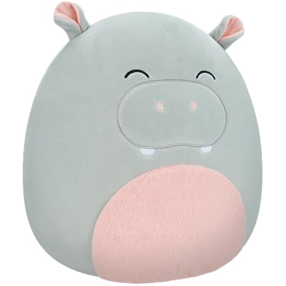 Squishmallows Harrison the Grey Hippo – 12-Inch Medium Plush Toy