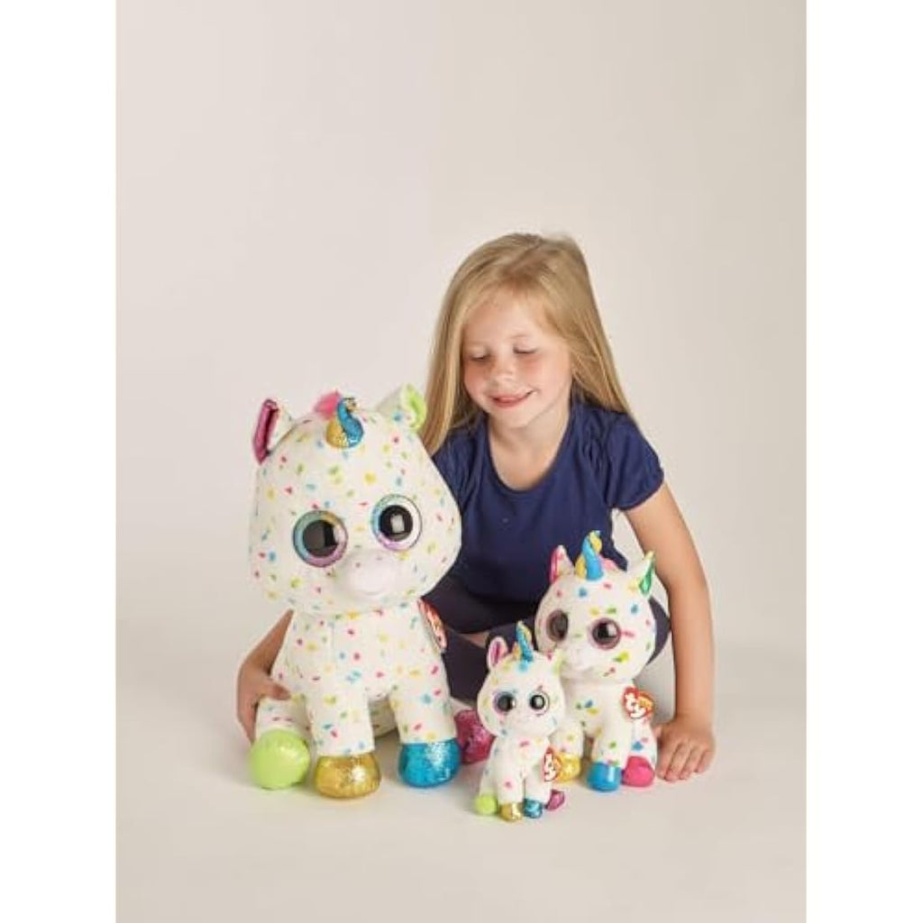 Ty Beanie Boos Harmonie Unicorn Plush Toy – Retro Style Stuffed Animal