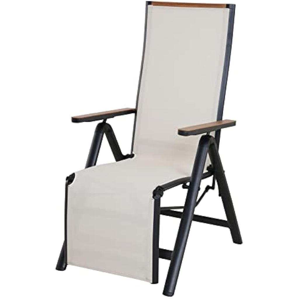 Grand Patio Foldable Sun Lounger – 6-Position Aluminum Garden Chair