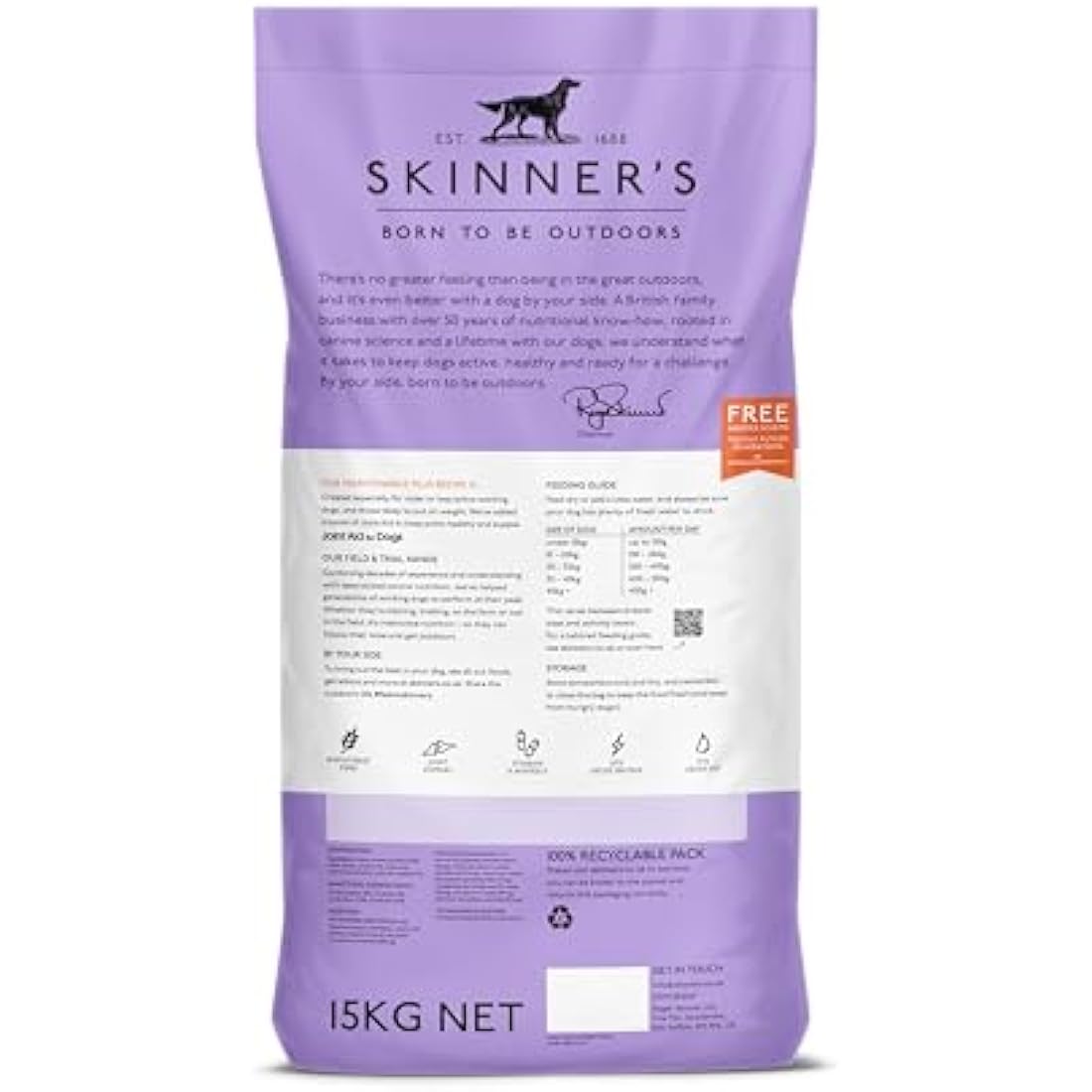 Skinner’s Field & Trial Maintenance Plus Dry Dog Food - Joint Aid, 15kg