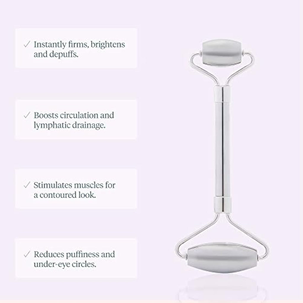 Wonderskin Liquid Gym Facial Roller – Stainless Steel Face Sculpting Tool