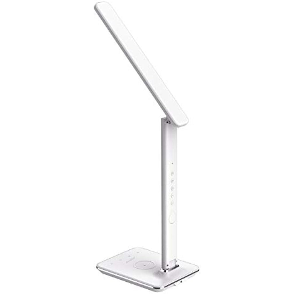 Groov-e Ares LED Desk Lamp with Wireless Charger, Alarm Clock & Calendar