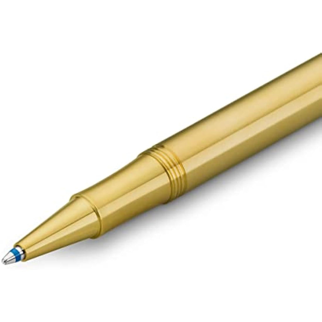 Kaweco Liliput Brass Ballpoint Pen – Minimalist Pocket Pen with Cap