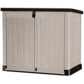 Keter Store-It-Out Pro Resin Garden Storage Shed | 1200L Beige & Brown