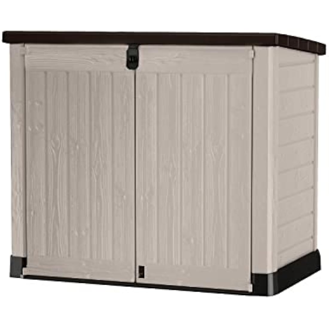 Keter Store-It-Out Pro Resin Garden Storage Shed | 1200L Beige & Brown