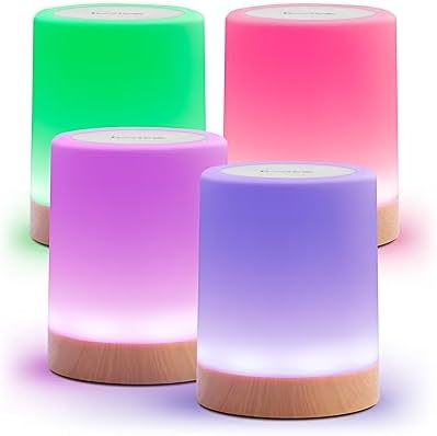 LuvLink Friendship Lamp v2 - Long Distance WiFi Touch Light (Set of 4)