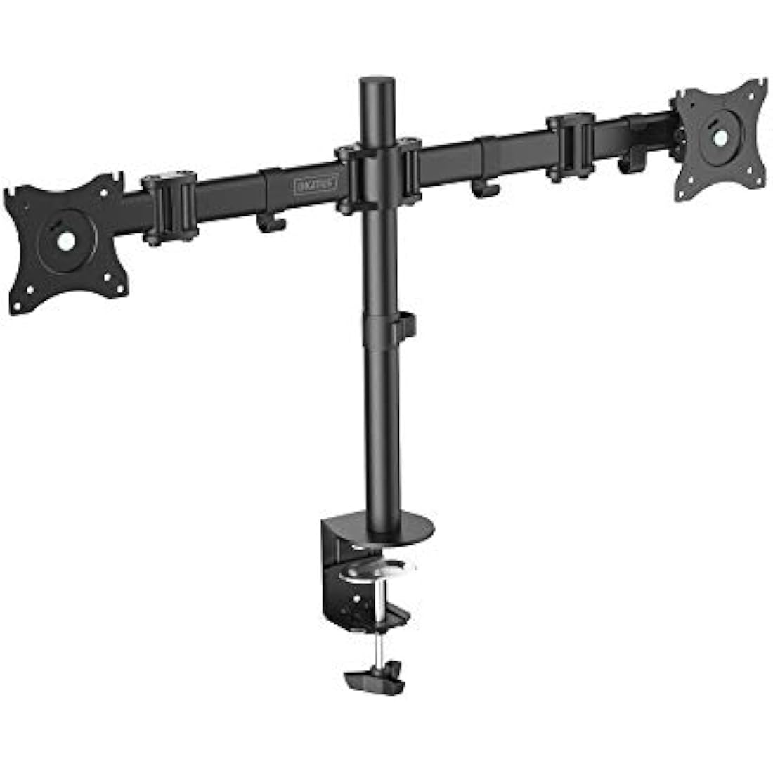 DIGITUS Dual Monitor Bracket – Ergonomic Table Clamp for 27" Screens