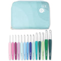 KnitPro Waves Grande Crochet Hook Set – 14 Ergonomic Hooks (2-12mm)