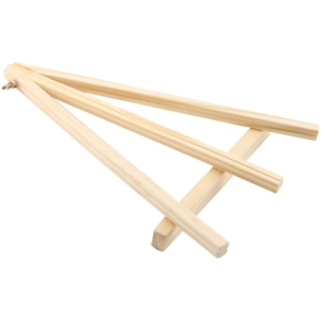 HAKZEON 8 Pack Tabletop Easel | 30cm Adjustable Pine Wood Painting Stand