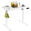 ERGOMAKER Electric Standing Desk – 90x60cm Height Adjustable (White)