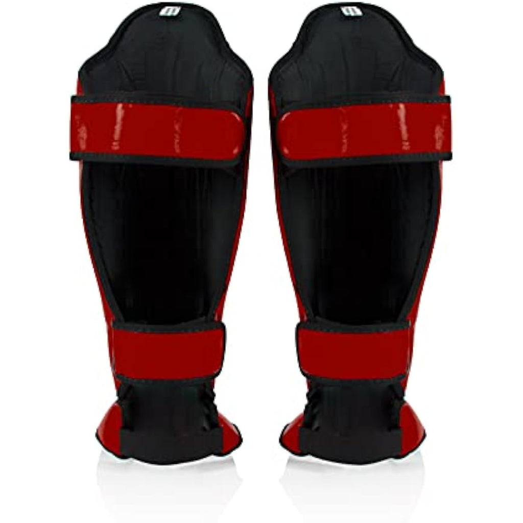 Fairtex SP5 Muay Thai Shin Guards – Syntek Leather MMA Kickboxing Gear