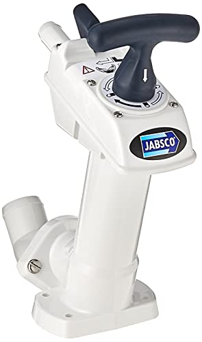 Jabsco 29040-3000 Twist 'n' Lock Manual Toilet Pump Assembly - White