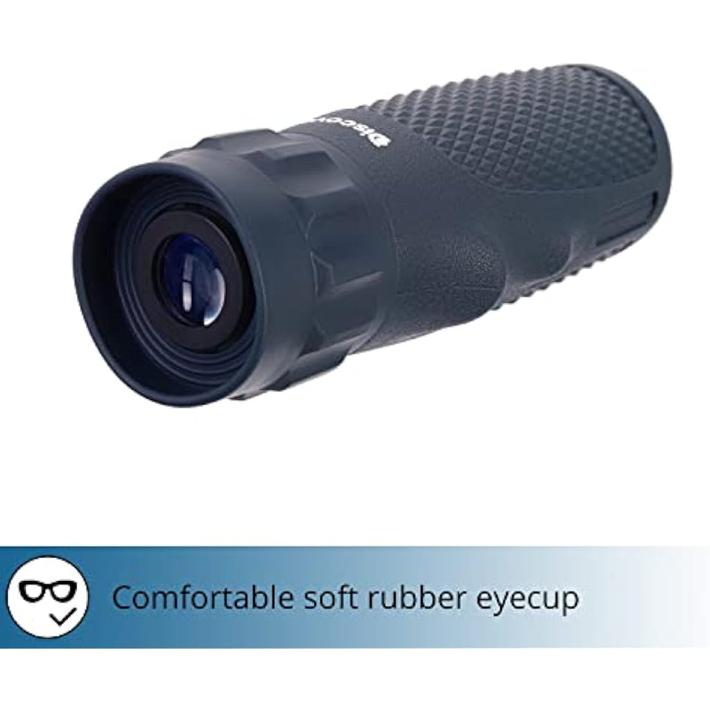 Discovery Gator 10x25 Pocket Monocular – Compact Travel Telescope