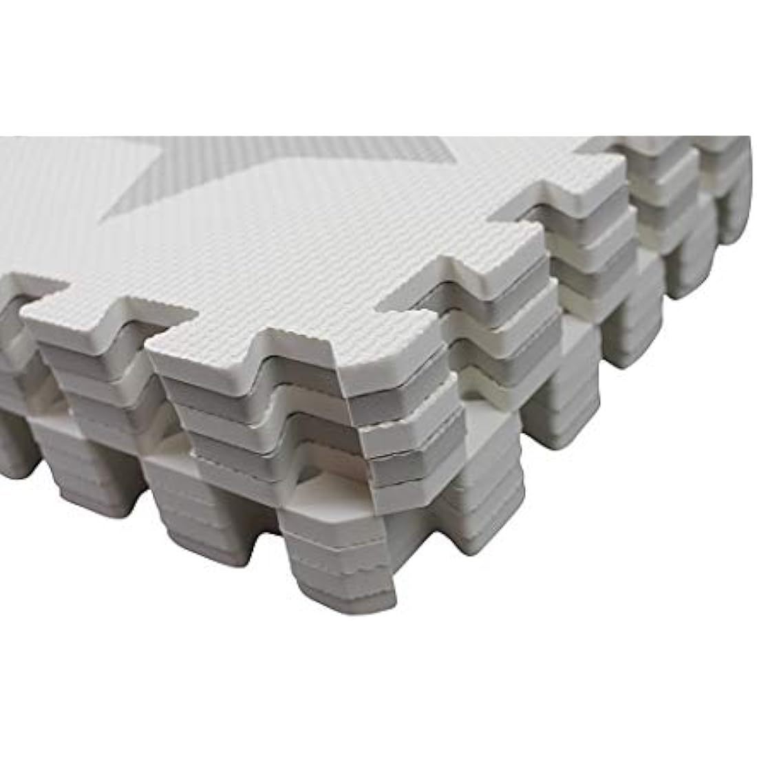 Grey Interlocking Foam Baby Play Mat – 9 Star Pattern Tiles