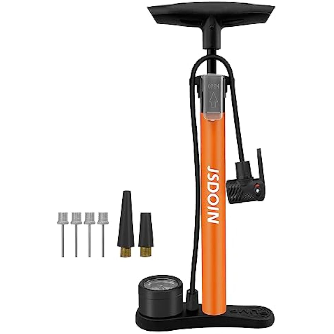 Bike Floor Pump – 160 PSI High Pressure Gauge for MTB