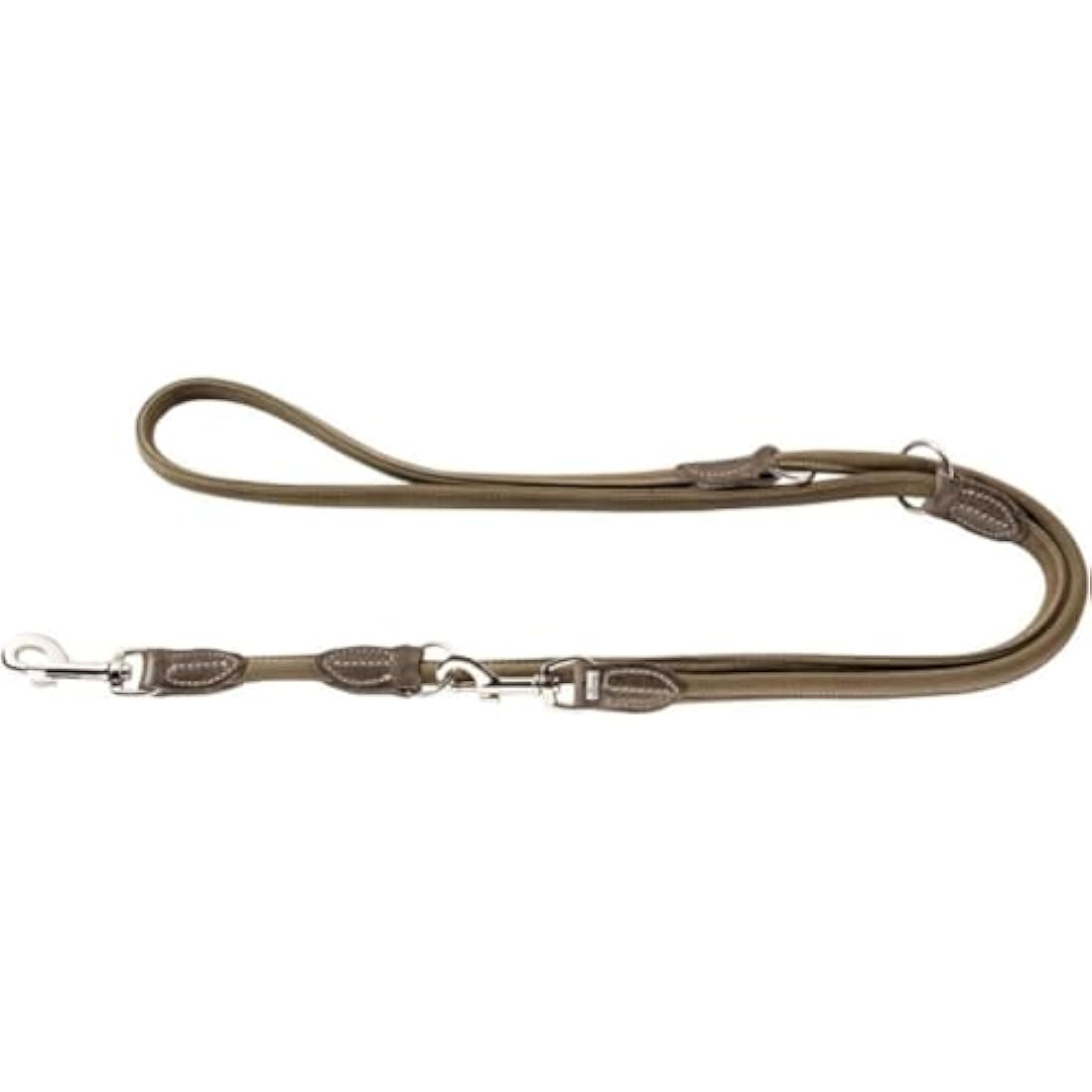 HUNTER Round and Soft Nubuck Leather Adjustable Dog Lead – 2m