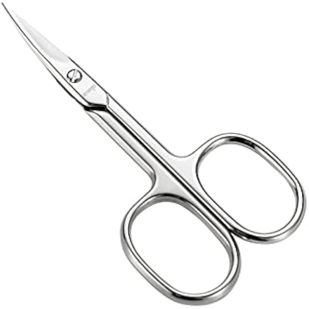 LIVINGO Stainless Steel Manicure Scissors – Curved Blade Beauty Tool