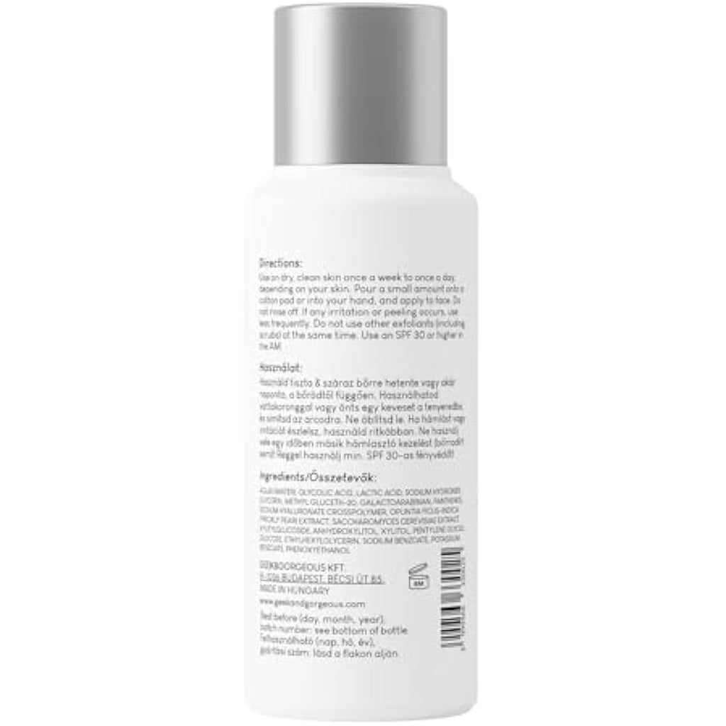 Geek & Gorgeous Smooth Out 12% AHA + Cactus Liquid Exfoliant - 100ml
