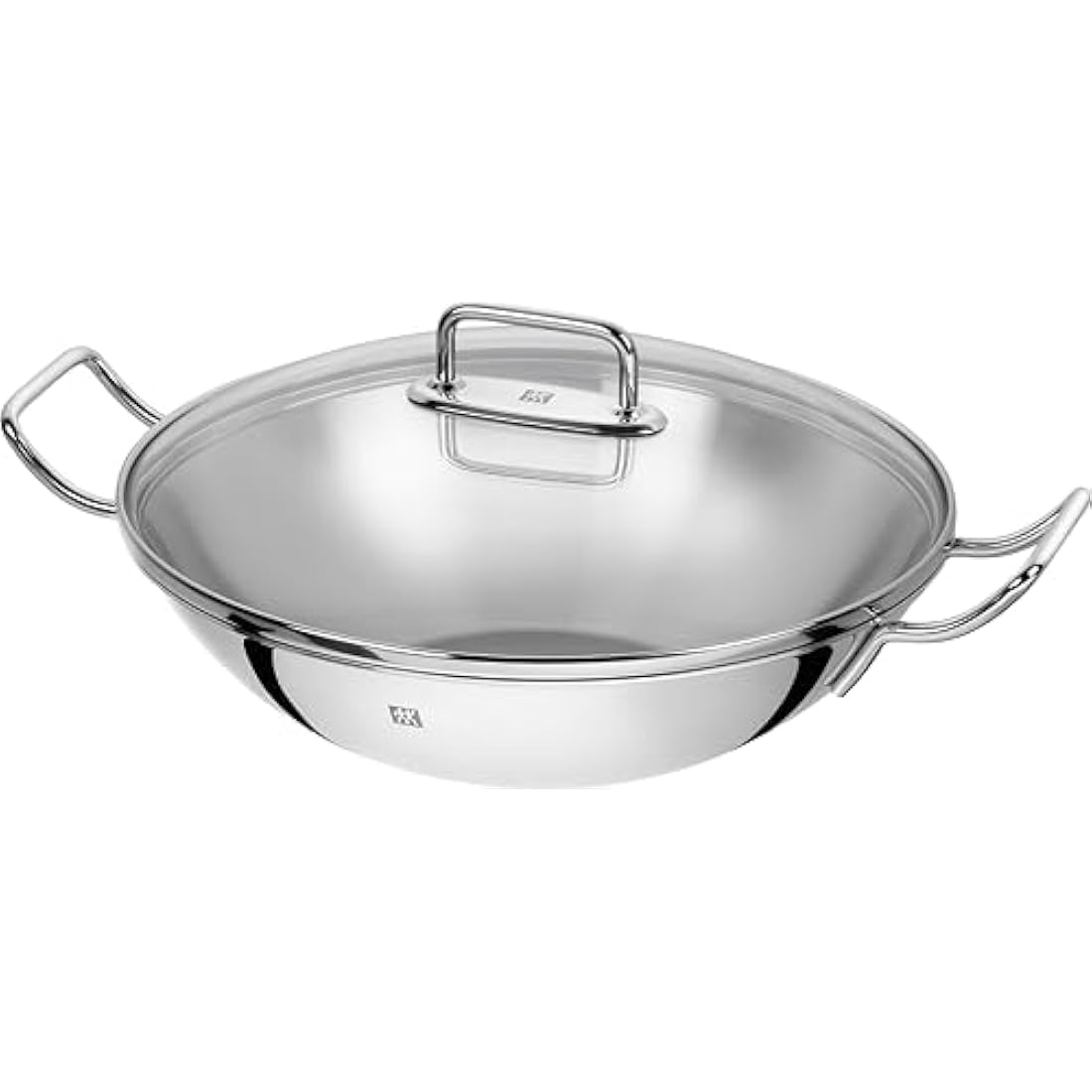 ZWILLING Plus Stainless Steel Wok with Glass Lid, Induction, 32 cm